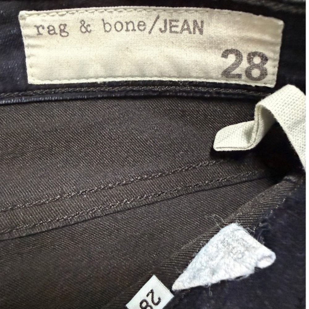 rag & bone Dark Blue Flare Jeans - Picture 3 of 15